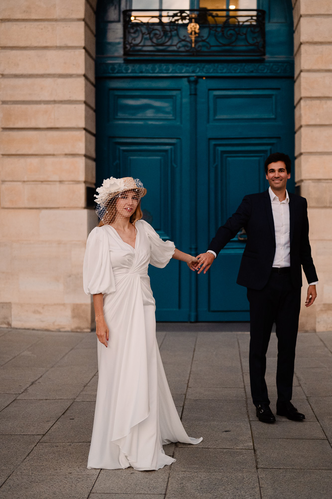 Paris wedding mariage Place Vendôme