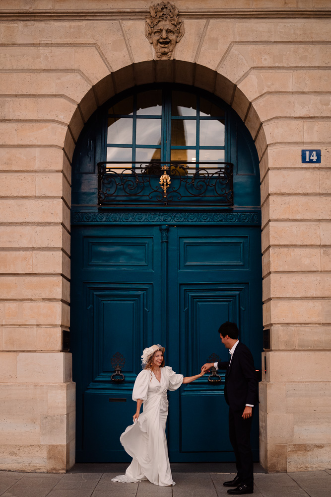 Paris wedding mariage Place Vendôme